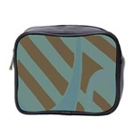 Earthbound Geometry Print Mini Toiletries Bag (Two Sides)