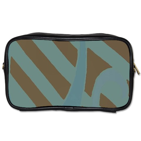 Earthbound Geometry Print Toiletries Bag (One Side) from ArtsNow.com Front