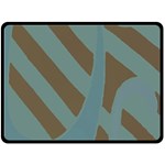 Earthbound Geometry Print Fleece Blanket (Large)