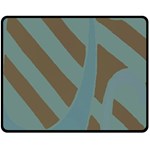 Earthbound Geometry Print Fleece Blanket (Medium)