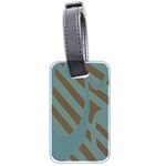 Earthbound Geometry Print Luggage Tag (two sides)