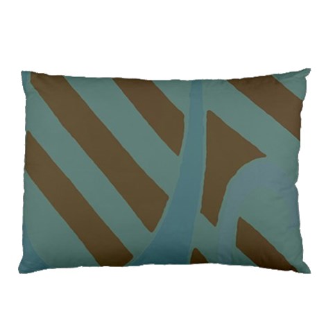 Earthbound Geometry Print Pillow Case (Two Sides) from ArtsNow.com Front