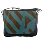 Earthbound Geometry Print Messenger Bag