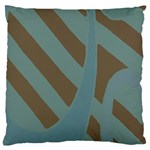 Earthbound Geometry Print Large Cushion Case (One Side)