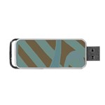 Earthbound Geometry Print Portable USB Flash (One Side)