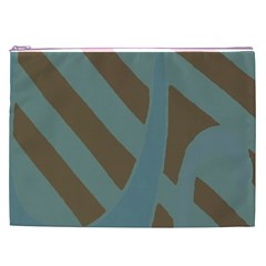 Earthbound Geometry Print Cosmetic Bag (XXL) from ArtsNow.com Front