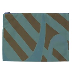 Earthbound Geometry Print Cosmetic Bag (XXL) from ArtsNow.com Front