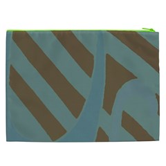 Earthbound Geometry Print Cosmetic Bag (XXL) from ArtsNow.com Back