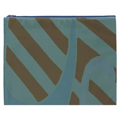 Earthbound Geometry Print Cosmetic Bag (XXXL) from ArtsNow.com Front