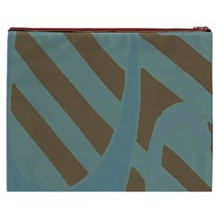 Earthbound Geometry Print Cosmetic Bag (XXXL) from ArtsNow.com Back