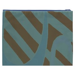 Earthbound Geometry Print Cosmetic Bag (XXXL) from ArtsNow.com Back