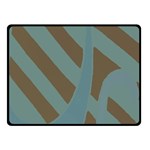 Earthbound Geometry Print Two Sides Fleece Blanket (Small)