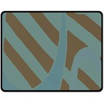 Earthbound Geometry Print Two Sides Fleece Blanket (Medium)