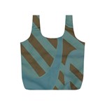 Earthbound Geometry Print Full Print Recycle Bag (S)