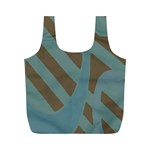 Earthbound Geometry Print Full Print Recycle Bag (M)