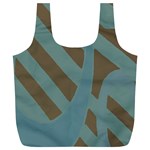 Earthbound Geometry Print Full Print Recycle Bag (XL)