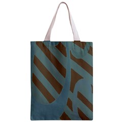 Earthbound Geometry Print Zipper Classic Tote Bag from ArtsNow.com Front