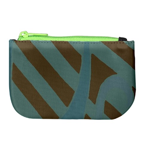 Earthbound Geometry Print Large Coin Purse from ArtsNow.com Front