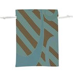 Earthbound Geometry Print Lightweight Drawstring Pouch (XL)