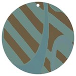 Earthbound Geometry Print UV Print Acrylic Ornament Round