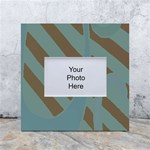 Earthbound Geometry Print White Box Photo Frame 4  x 6 