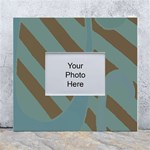 Earthbound Geometry Print White Wall Photo Frame 5  x 7 