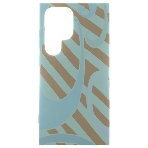 Earthbound Geometry Print Samsung Galaxy S24 Ultra 6.9 Inch Black TPU UV Case from ArtsNow.com Front