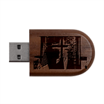 Img 1414 Wood Oval USB Flash Drive