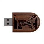 Img 1413 Wood Oval USB Flash Drive