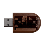 Img 1412 Wood Oval USB Flash Drive