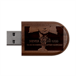 Img 1411 Wood Oval USB Flash Drive