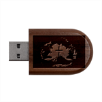 Img 1406 Wood Oval USB Flash Drive