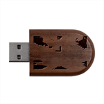 Img 1402 Wood Oval USB Flash Drive