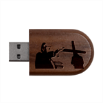 Img 1416 Wood Oval USB Flash Drive