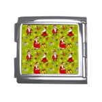 Background With Santa Claus, Christmas Decorations Mega Link Italian Charm (18mm)