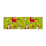 Background With Santa Claus, Christmas Decorations Sticker (Bumper)