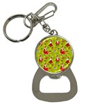 Background With Santa Claus, Christmas Decorations Bottle Opener Key Chain