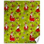 Background With Santa Claus, Christmas Decorations Canvas 8  x 10 