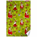 Background With Santa Claus, Christmas Decorations Canvas 24  x 36 