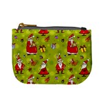 Background With Santa Claus, Christmas Decorations Mini Coin Purse