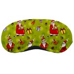 Background With Santa Claus, Christmas Decorations Sleep Mask