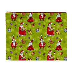 Background With Santa Claus, Christmas Decorations Cosmetic Bag (XL) from ArtsNow.com Front