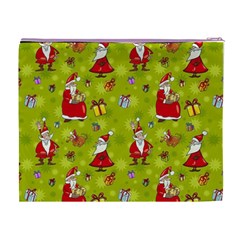 Background With Santa Claus, Christmas Decorations Cosmetic Bag (XL) from ArtsNow.com Back