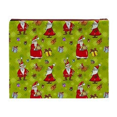 Background With Santa Claus, Christmas Decorations Cosmetic Bag (XL) from ArtsNow.com Back