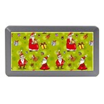 Background With Santa Claus, Christmas Decorations Memory Card Reader (Mini)