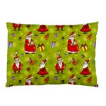 Background With Santa Claus, Christmas Decorations Pillow Case (Two Sides)