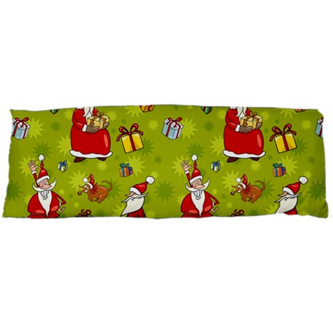 Background With Santa Claus, Christmas Decorations Body Pillow Case Dakimakura (Two Sides) from ArtsNow.com Front