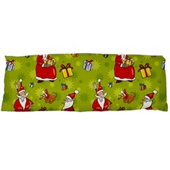 Background With Santa Claus, Christmas Decorations Body Pillow Case Dakimakura (Two Sides) from ArtsNow.com Front