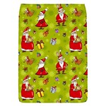 Background With Santa Claus, Christmas Decorations Removable Flap Cover (S)