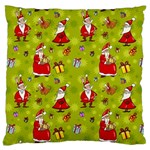 Background With Santa Claus, Christmas Decorations Standard Premium Plush Fleece Cushion Case (One Side)